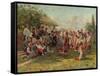 Festival in a Ukrainian Village, C. 1882-1917-Vladimir Egorovic Makovsky-Framed Stretched Canvas