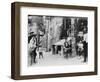 Festival in Little Italy Photograph - New York, NY-Lantern Press-Framed Art Print