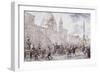 Festival in Piazza Navona in Rome-Antoine Jean-Baptiste Thomas-Framed Giclee Print