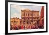 Festival In San Rocco-Canaletto-Framed Premium Giclee Print