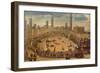 Festival in the Piazza Del Campo, Siena-Vincenzo Rustici-Framed Giclee Print