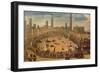 Festival in the Piazza Del Campo, Siena-Vincenzo Rustici-Framed Giclee Print