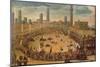 Festival in the Piazza Del Campo, Siena-Vincenzo Rustici-Mounted Giclee Print