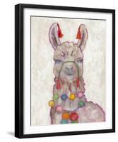 Festival Llama I-Chariklia Zarris-Framed Art Print