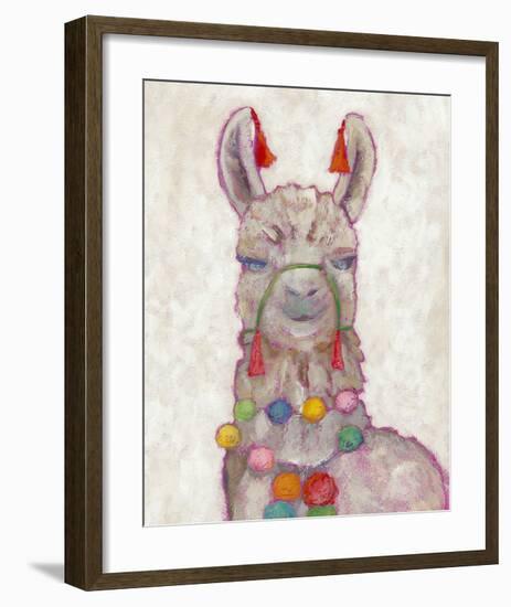 Festival Llama I-Chariklia Zarris-Framed Art Print