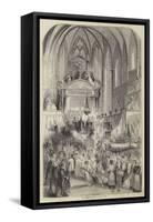 Festival of Corpus Christi at Liege, June 1846-null-Framed Stretched Canvas