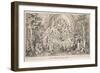 Festival of Fawn, God of the Forests, C. 1740-Claude Gillot-Framed Giclee Print