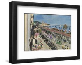 Festival of Flowers, Nice (Fete des fleurs), 1923-Henri Matisse-Framed Art Print