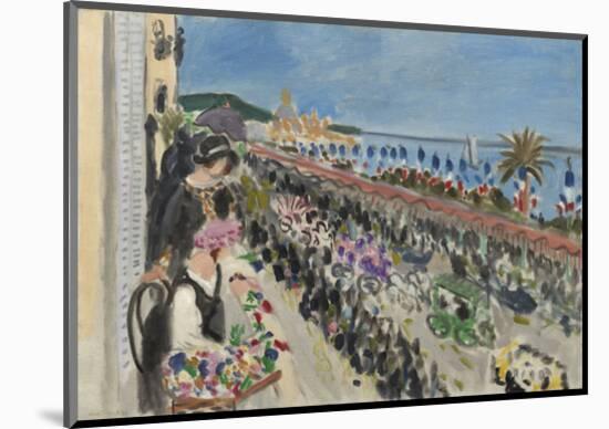 Festival of Flowers, Nice (Fete des fleurs), 1923-Henri Matisse-Mounted Art Print