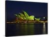 Festival of Light, Sydney Opera House, Sydney, New South Wales, Australia-Mark Mawson-Stretched Canvas