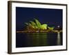 Festival of Light, Sydney Opera House, Sydney, New South Wales, Australia-Mark Mawson-Framed Photographic Print