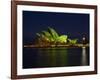 Festival of Light, Sydney Opera House, Sydney, New South Wales, Australia-Mark Mawson-Framed Photographic Print