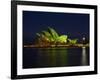 Festival of Light, Sydney Opera House, Sydney, New South Wales, Australia-Mark Mawson-Framed Photographic Print