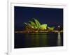 Festival of Light, Sydney Opera House, Sydney, New South Wales, Australia-Mark Mawson-Framed Photographic Print