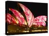 Festival of Light, Sydney Opera House, Sydney, New South Wales, Australia-Mark Mawson-Stretched Canvas