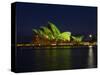 Festival of Light, Sydney Opera House, Sydney, New South Wales, Australia-Mark Mawson-Stretched Canvas