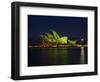 Festival of Light, Sydney Opera House, Sydney, New South Wales, Australia-Mark Mawson-Framed Photographic Print