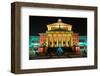 Festival of Lights, Berlin Theatre at Gendarmenmarkt, Berlin, Germany-null-Framed Art Print