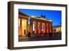 Festival of Lights, Brandenburg Gate at Pariser Platz, Berlin, Germany-null-Framed Art Print