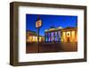 Festival of Lights, Brandenburg Gate at Pariser Platz, Berlin, Germany-null-Framed Art Print