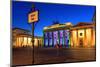 Festival of Lights, Brandenburg Gate at Pariser Platz, Berlin, Germany-null-Mounted Art Print