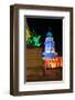 Festival of Lights, French Cathedral at Gendarmenmarkt, Berlin, Germany-null-Framed Art Print