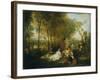 Festival of Love-Jean Antoine Watteau-Framed Giclee Print