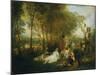 Festival of Love-Jean Antoine Watteau-Mounted Giclee Print