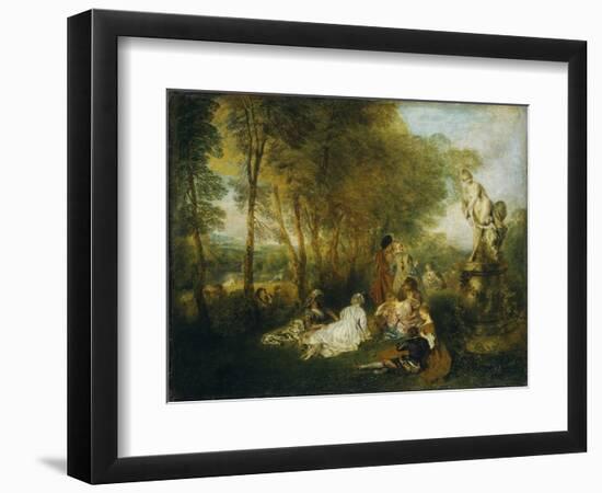 Festival of Love-Jean Antoine Watteau-Framed Giclee Print