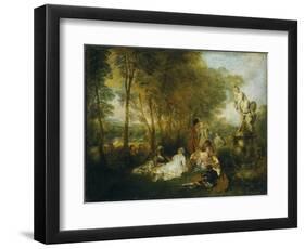 Festival of Love-Jean Antoine Watteau-Framed Giclee Print