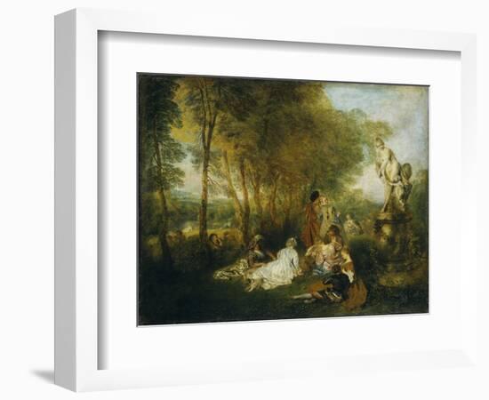 Festival of Love-Jean Antoine Watteau-Framed Giclee Print