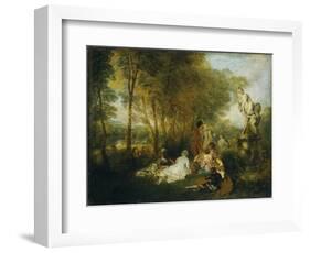 Festival of Love-Jean Antoine Watteau-Framed Giclee Print