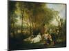 Festival of Love-Jean Antoine Watteau-Mounted Giclee Print