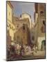 Festival of Our Lady at Gennazzano, Roman Campagna, Italy, 1865-Oswald Achenbach-Mounted Premium Giclee Print