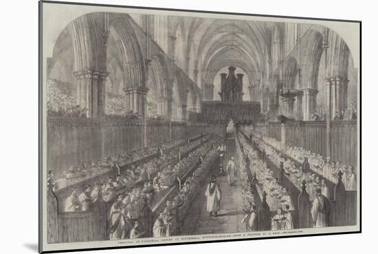 Festival of Parochial Choirs at Southwell, Nottinghamshire-Samuel Read-Mounted Giclee Print