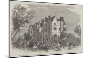 Festival of Ragged-School Teachers at Nutfield Priory, the Residence of Mr H E Gurney, Near Reigate-null-Mounted Giclee Print