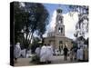 Festival of St. Mary's, St. Mary's Church, Addis Ababa, Ethiopia, Africa-Jane Sweeney-Stretched Canvas