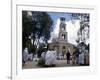 Festival of St. Mary's, St. Mary's Church, Addis Ababa, Ethiopia, Africa-Jane Sweeney-Framed Photographic Print