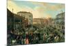 Festival of the Bulls, Campo San Polo-Joseph Heintz-Mounted Giclee Print