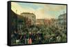 Festival of the Bulls, Campo San Polo-Joseph Heintz-Framed Stretched Canvas