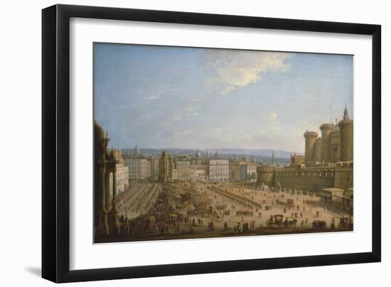 Festival of the Four Altars in Naples, Ca 1757-Antonio Joli-Framed Giclee Print