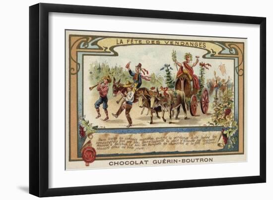 Festival of the Grape Harvest-null-Framed Giclee Print