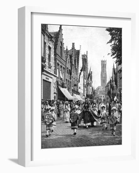 Festival of the Holy Blood of Christ, Bruges, Belgium, 1936-Charles E Brown-Framed Giclee Print