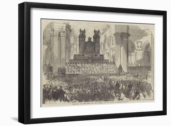 Festival of the Sons of the Clergy, in St Paul's Cathedral-null-Framed Giclee Print