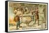 Festival of the Winter Solstice, Ancient Germany-null-Framed Stretched Canvas