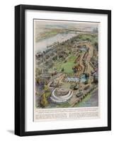 Festival Pleasure Garden-null-Framed Art Print