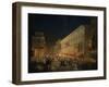 Festivals of Moccoletti (Tapers) (Carnival in Rome), 1852-Ippolito Caffi-Framed Giclee Print