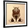 Festive Bear-Marcus Prime-Framed Art Print