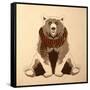 Festive Bear-Marcus Prime-Framed Stretched Canvas