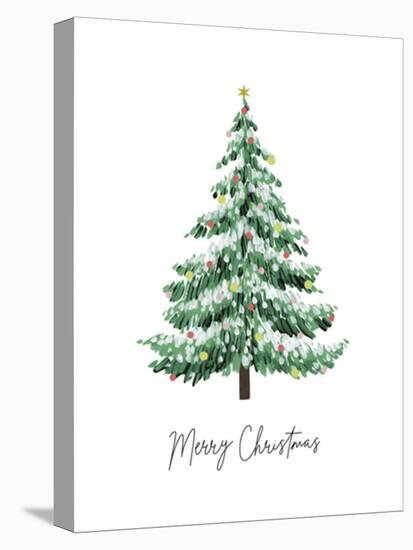 Festive Cheer - Tree-Kristine Hegre-Stretched Canvas